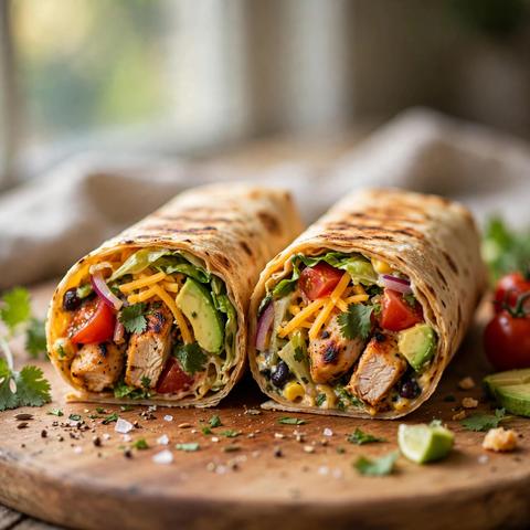 Wrap Chicken Louisiane